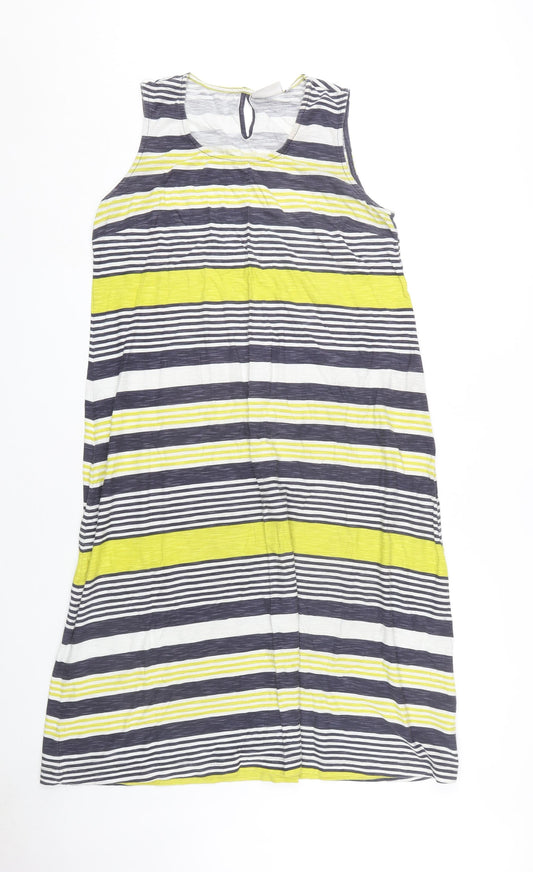 Capri Clothing Women's Multicoloured Striped Tank Dress