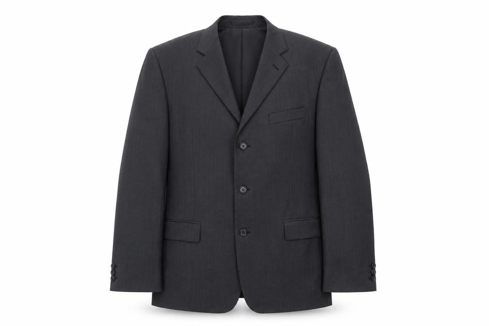 Burton Men's Grey Blazer, Size 42, Long Fit, Formal