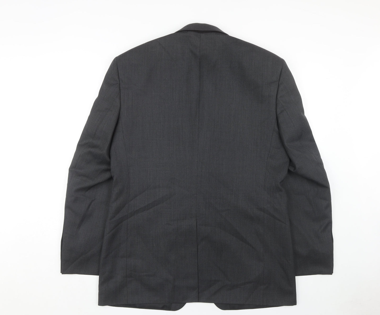 Burton Men's Grey Blazer, Size 42, Long Fit, Formal