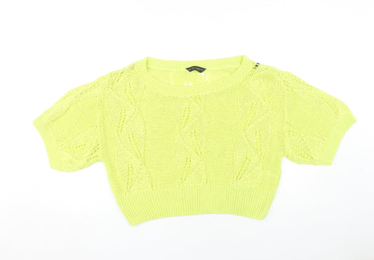 Dorothy Perkins Women's Yellow Pullover Jumper, Size 14