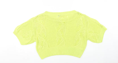 Dorothy Perkins Women's Yellow Pullover Jumper, Size 14