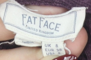 FatFace Women's Purple Pullover Sweatshirt Size 8