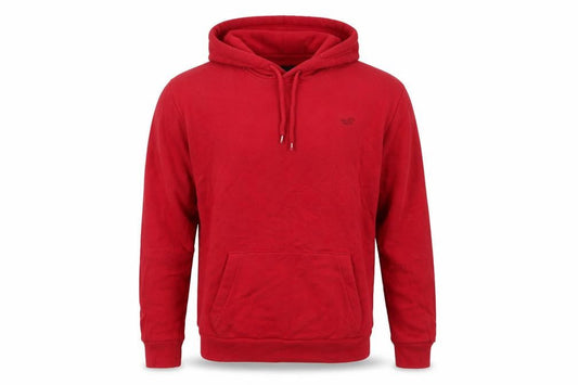 Hollister Red Men's Pullover Hoodie, Size M