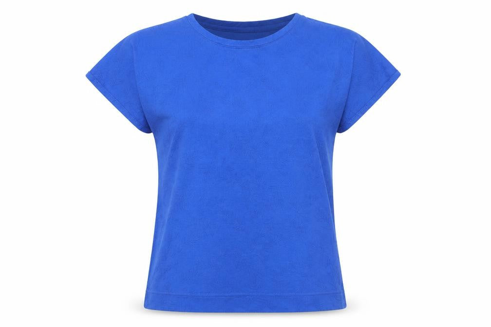 ISLE Women's Blue T-Shirt Size S Short Sleeve Casual