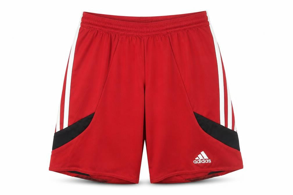 Adidas Boys Red Athletic Shorts - Gym & Training