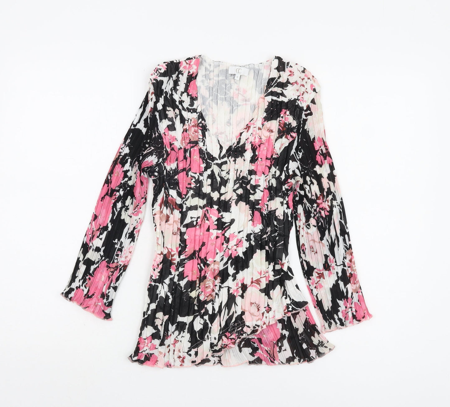 CC Women's Floral Multicoloured Tunic Blouse S