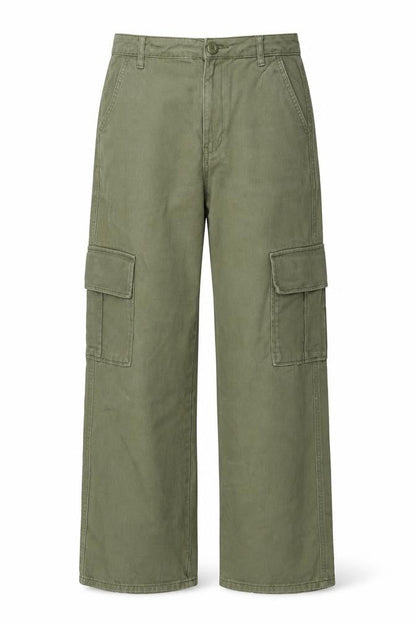 New Look Women's Green Cargo Trousers Size 6