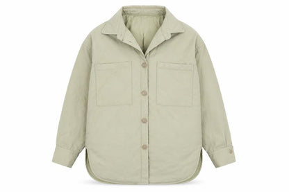 H&M Women's Beige XS Long Sleeve Casual Button Jacket