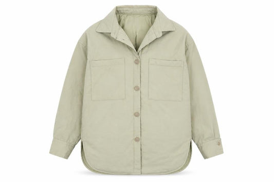 H&M Women's Beige XS Long Sleeve Casual Button Jacket