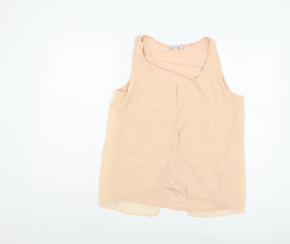 Additional front view of Red Herring Women's Beige, size 14, Sleeveless Tank Top
