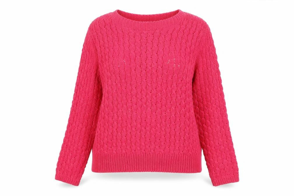 Marks & Spencer Women’s Pink Cable-Knit Jumper