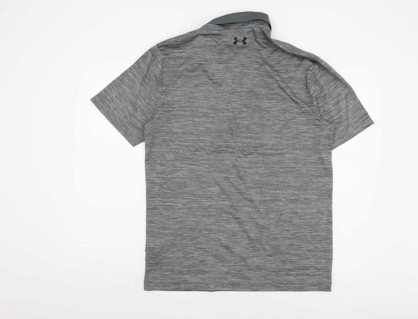 Under Armour Men's Grey Polo Shirt Size M