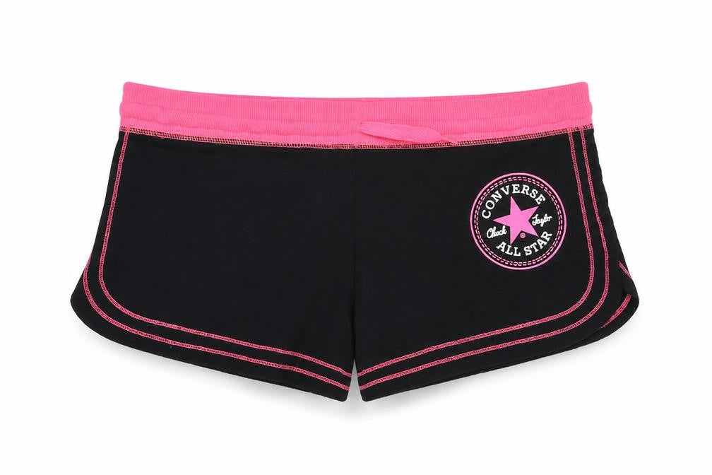 Converse Women's 2XL Black Sweat Shorts