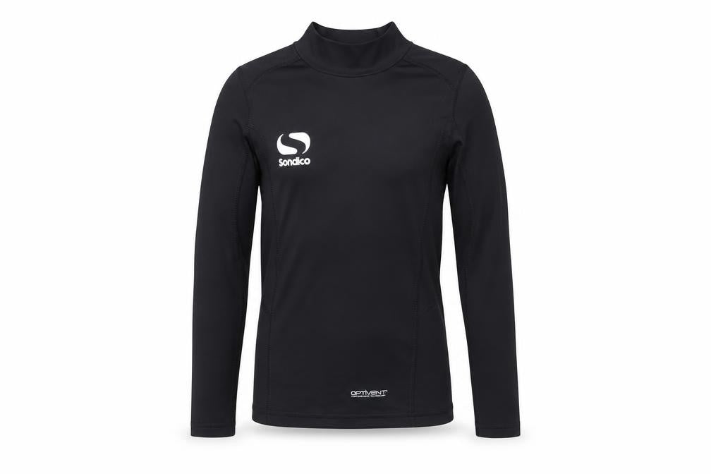Sondico Boys Black Long Sleeve Top, 7-8 Years