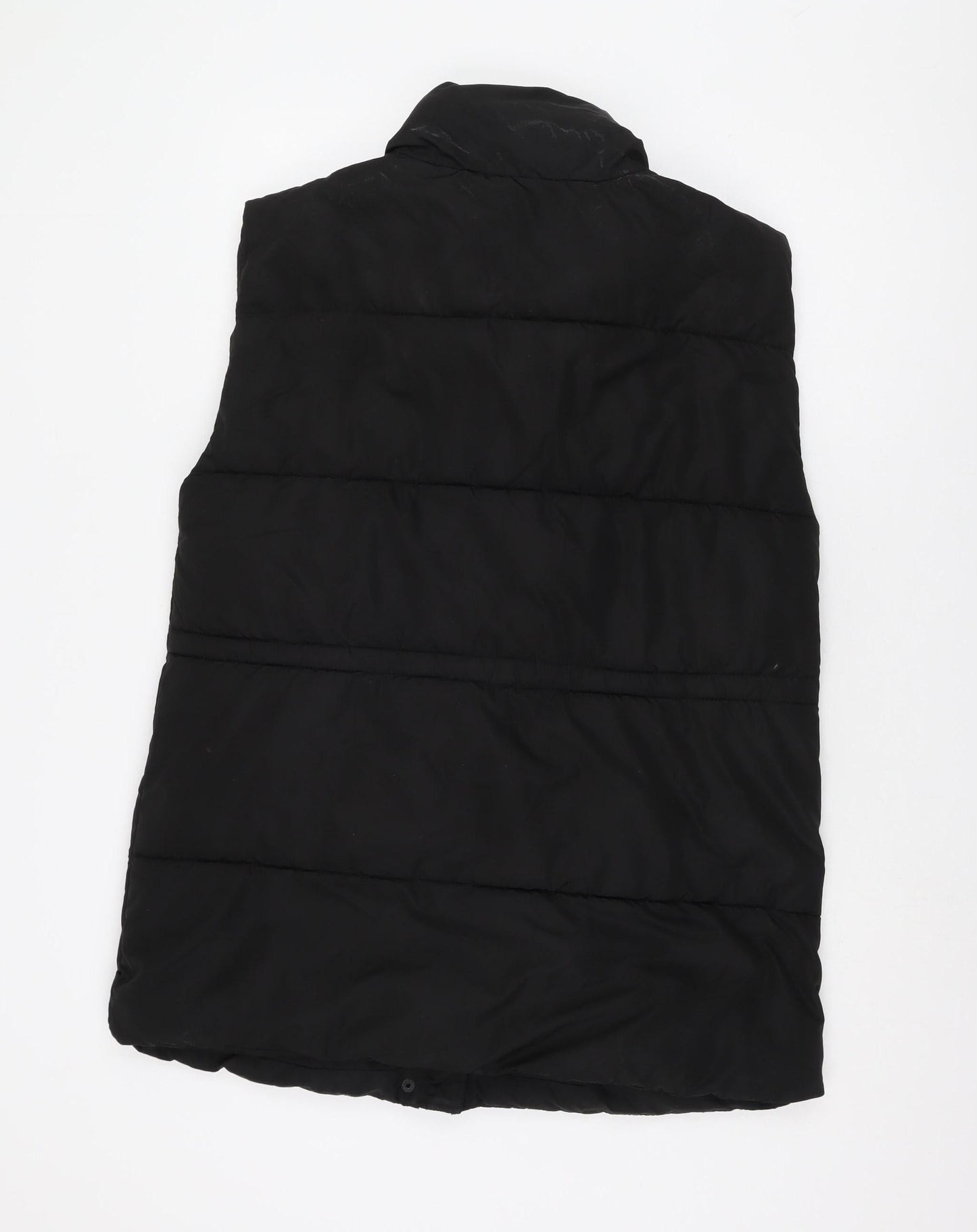 Stradivarius Black Puffer Waistcoat Women L