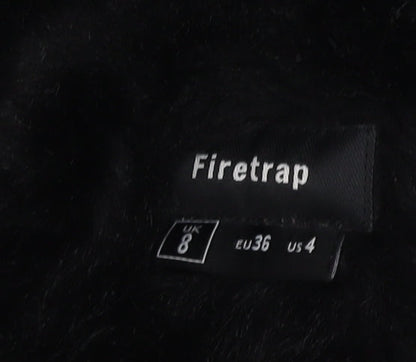 Firetrap Women's Black Puffer Jacket Size 8