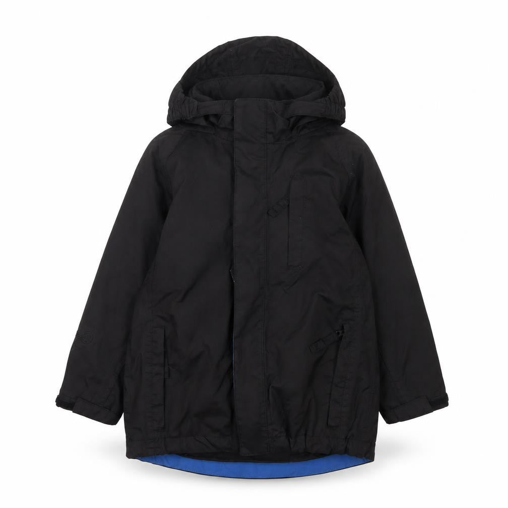 Peter Storm Boys' Black Hooded Jacket 3-4 Years