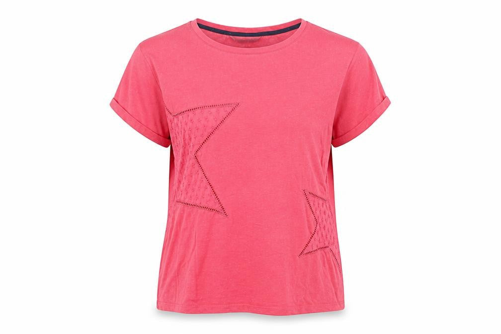 Principles Women's Pink Embroidered T-Shirt Size 14