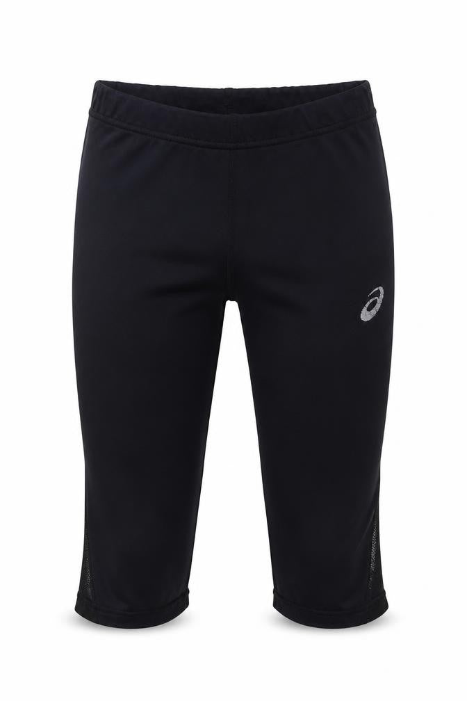 Asics Girls Black Cropped Leggings - 8-9 Years Activewear