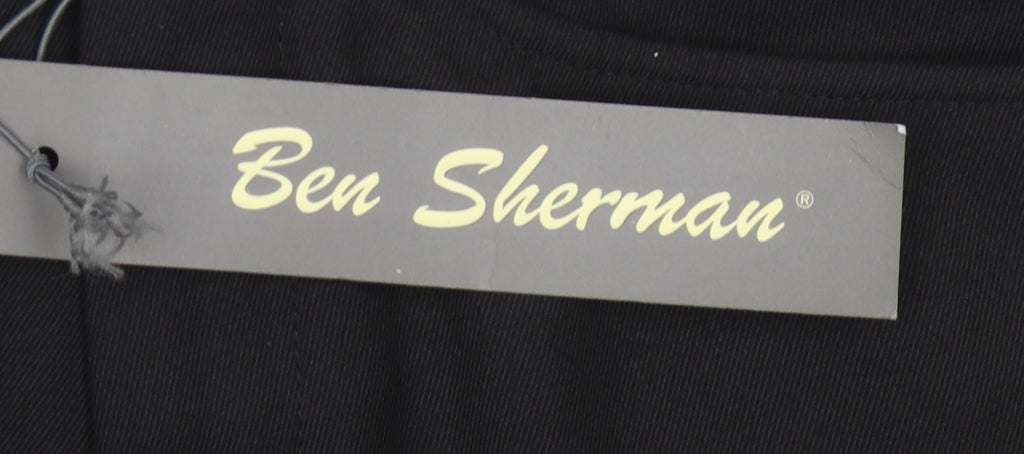Ben Sherman Women's Black Straight Trousers, Size 26R