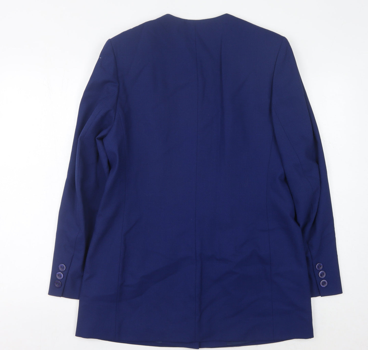 Alexon Women's Blue Wool Long Suit Jacket Size 12