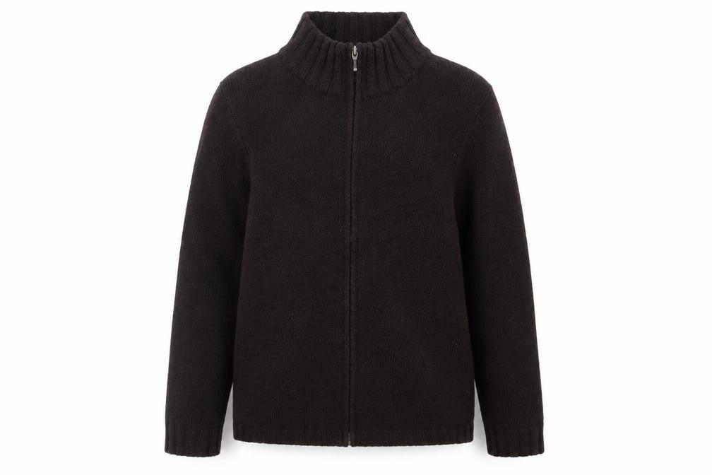 Windsmoor Women's Black Full Zip Jumper L