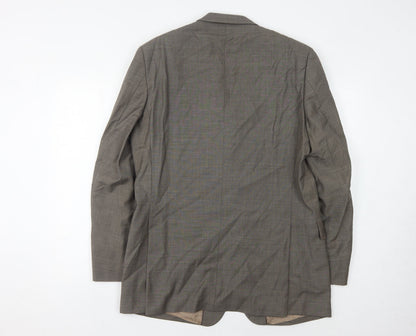 Austin Reed Men's Grey Single-Breasted Suit Jacket 40R