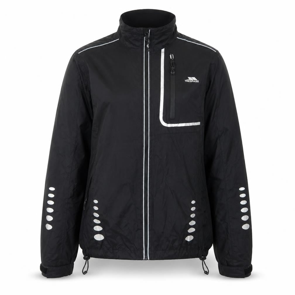 Trespass Unisex Black Windbreaker, 3XS, Waterproof
