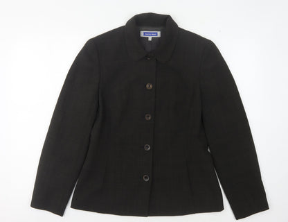 Austin Reed Women's Black Blazer 8 Four-Button Workwear