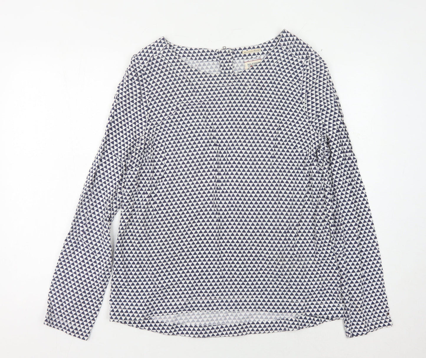 Hilfiger Denim Women's Medium Geometric Long Sleeve Top