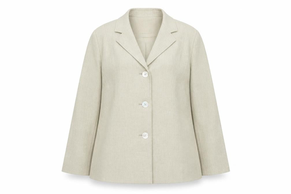 Viyella Women's Beige Blazer, UK 12, Petites