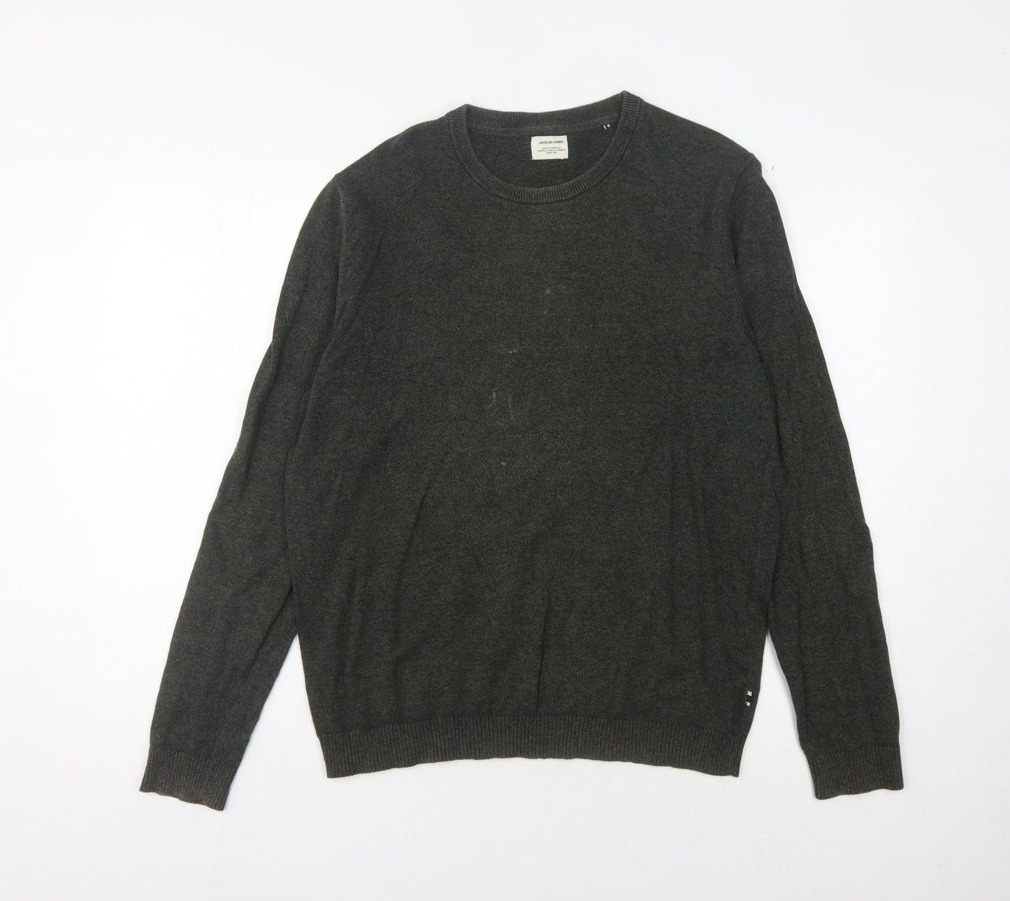 Jack & Jones Men's Black Pullover Jumper L