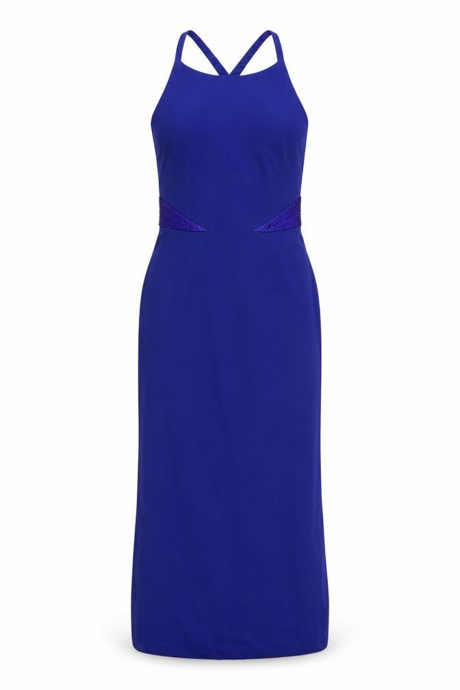 Simon Ellis Women’s Blue Dress Size 14 Sleeveless