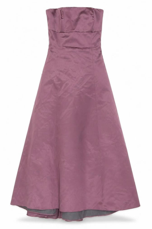 Debenhams Women's Purple Long Strapless Formal Dress