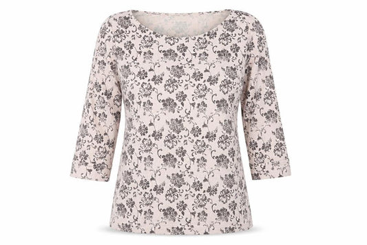 Marks and Spencer Women's Ivory Floral Blouse, Size 14