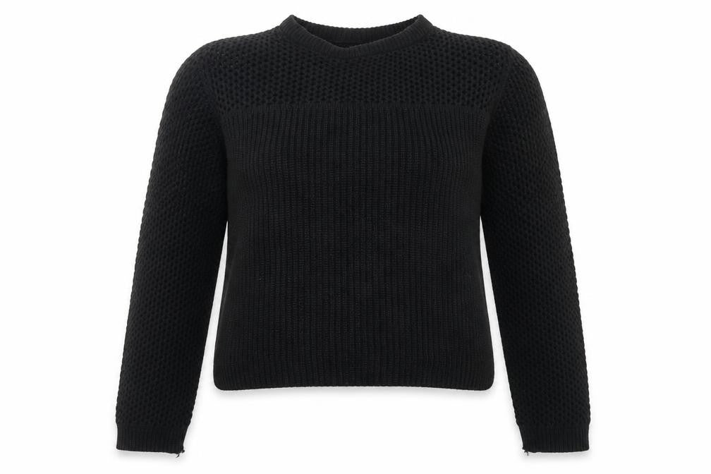 Boohoo Women's Black Pullover Jumper Small