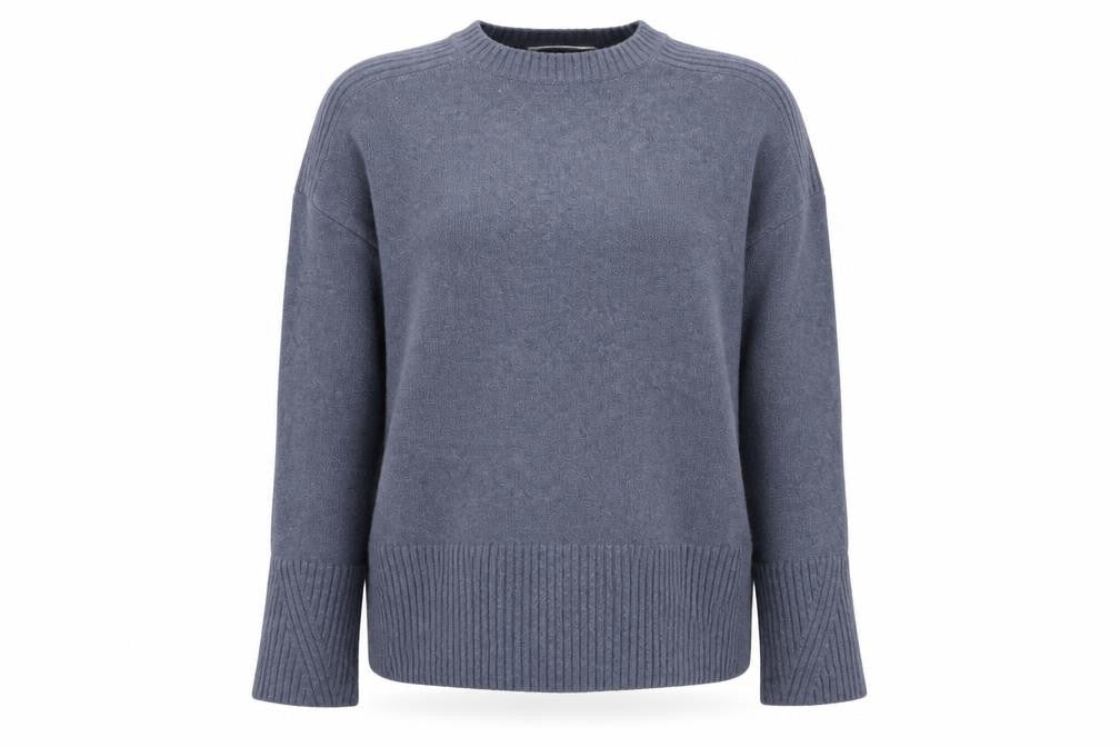 Zara Women's Grey Crew Neck Pullover Jumper L