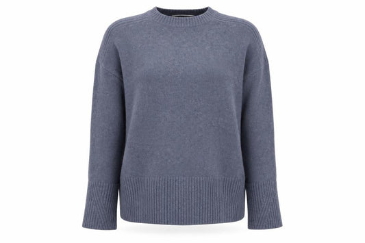 Zara Women's Grey Crew Neck Pullover Jumper L