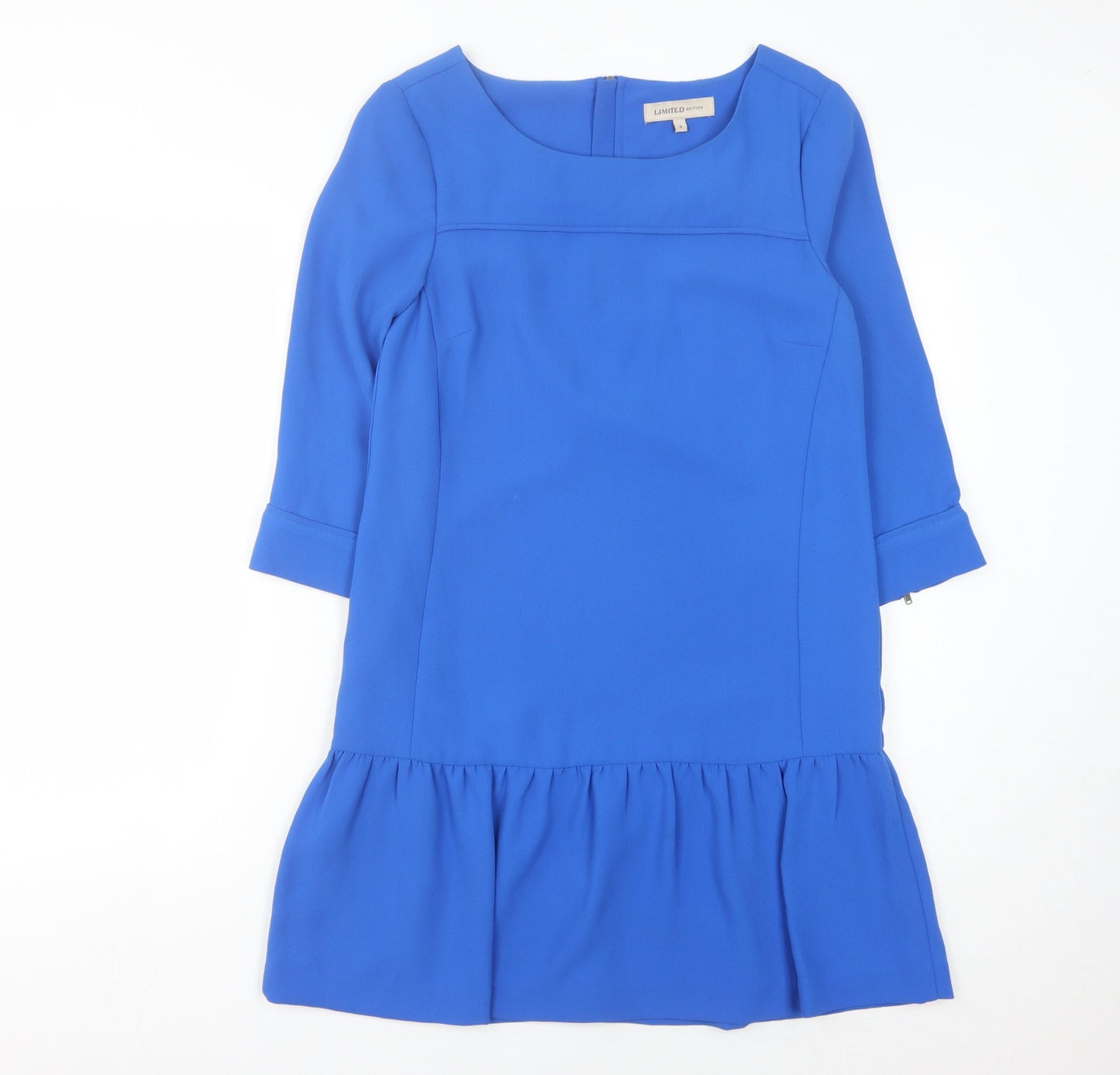 Marks & Spencer Women's Blue 3/4 Sleeve Dress UK 8