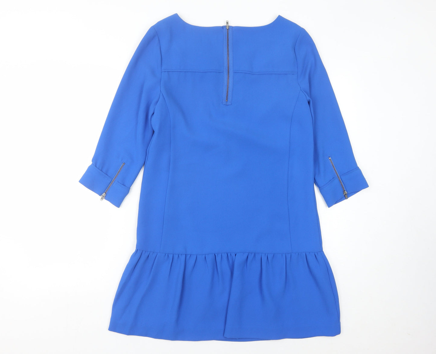 Marks & Spencer Women's Blue 3/4 Sleeve Dress UK 8