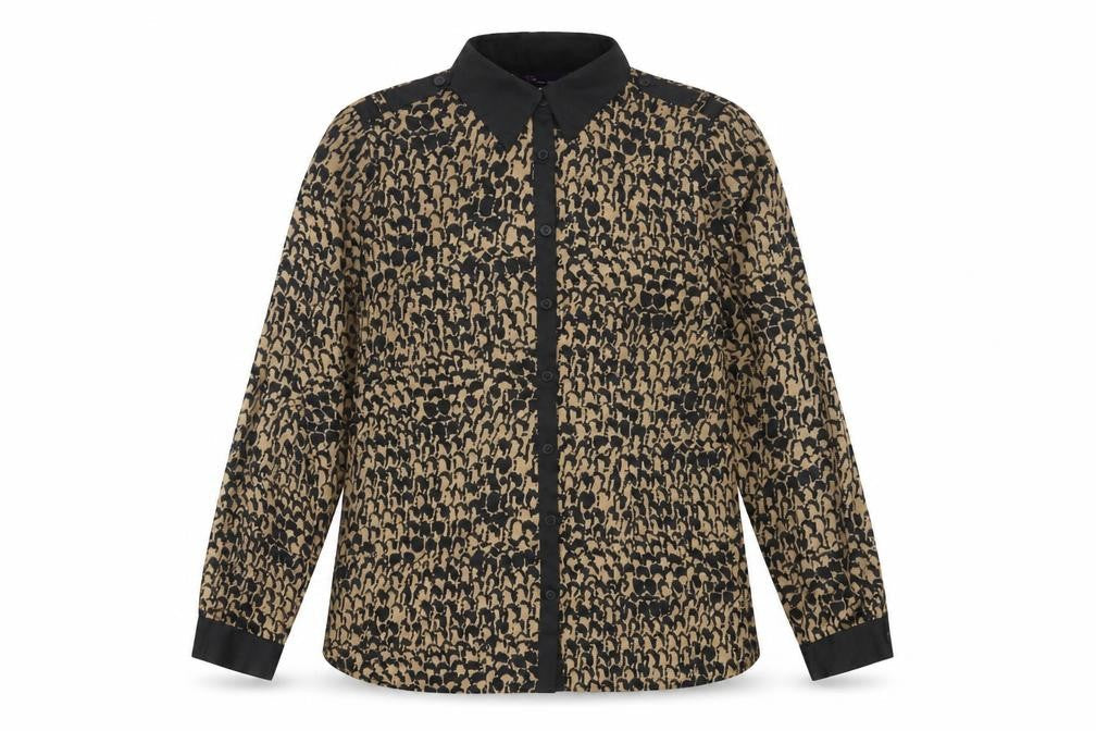 Marks & Spencer Women's Animal Print Blouse Size 14