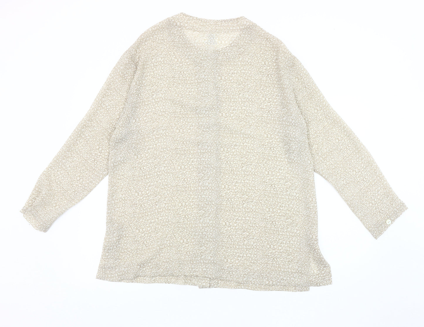 Alexon Women's Beige Animal Print Cardigan UK 10