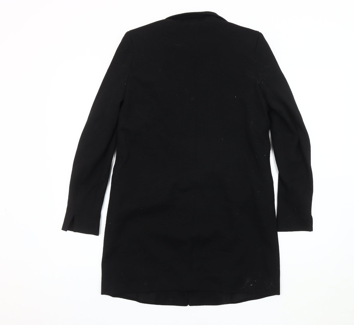Vero Moda Women's Black Long Coat, Size 6, Lined
