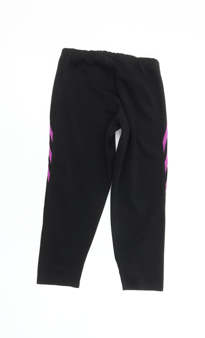 Back view of Adidas Women's Black Slim Fit Leggings S