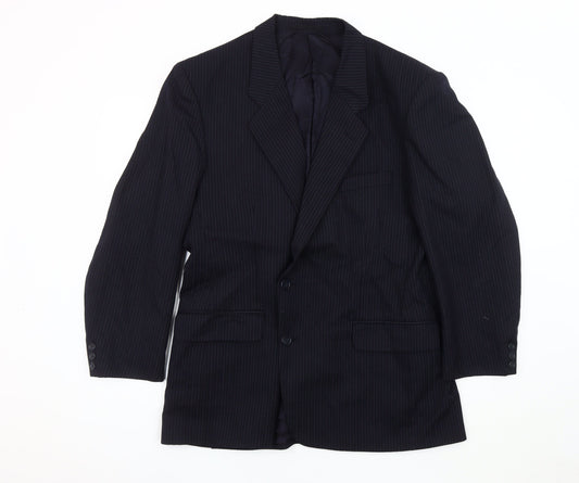 Dunn & Co Men's Blue Striped Blazer 42 Regular