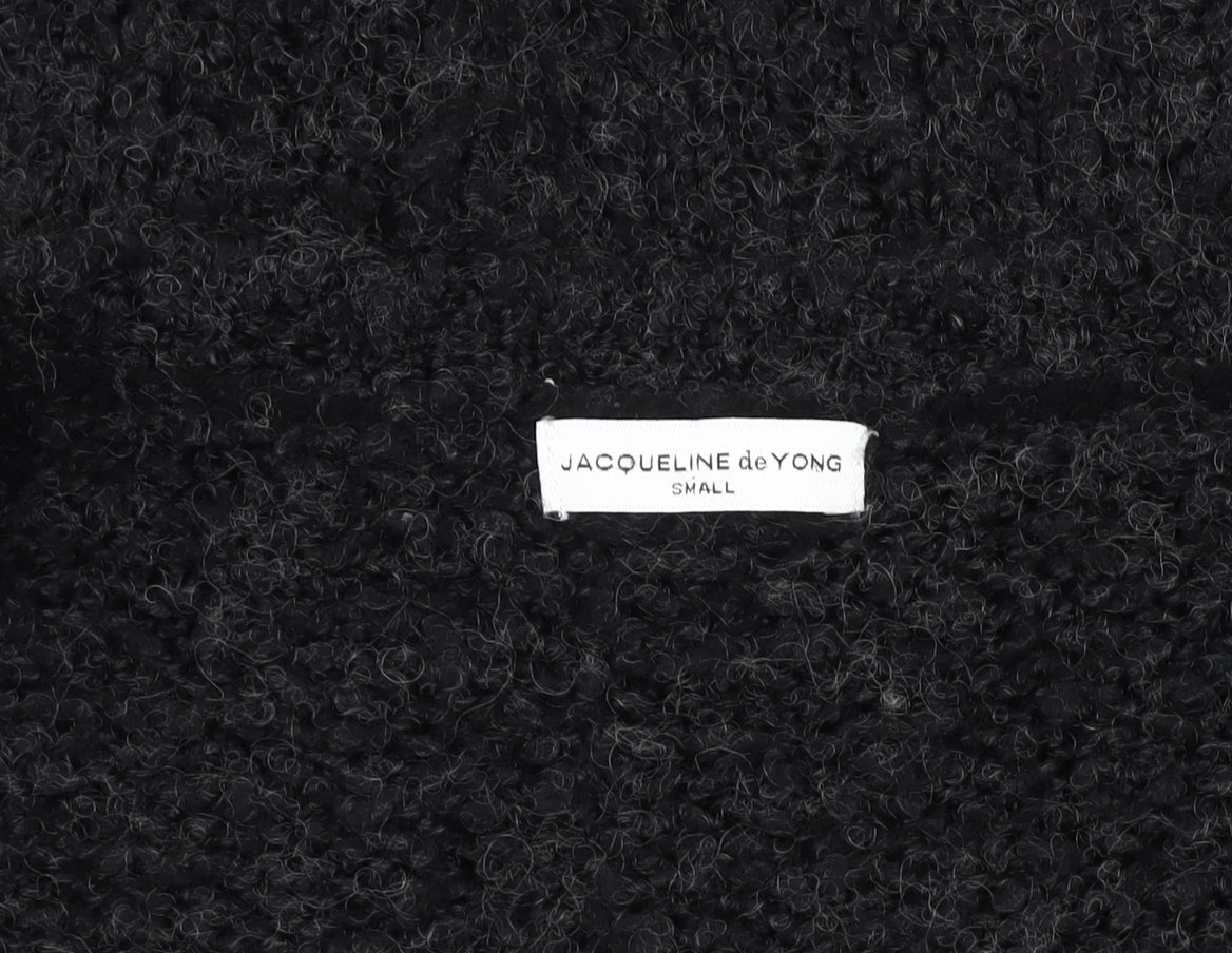 Jacqueline de Yong Women's Black Open Front Cardigan Size S