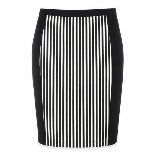 Kaleidoscope Women's Black Striped Pencil Skirt Size 20