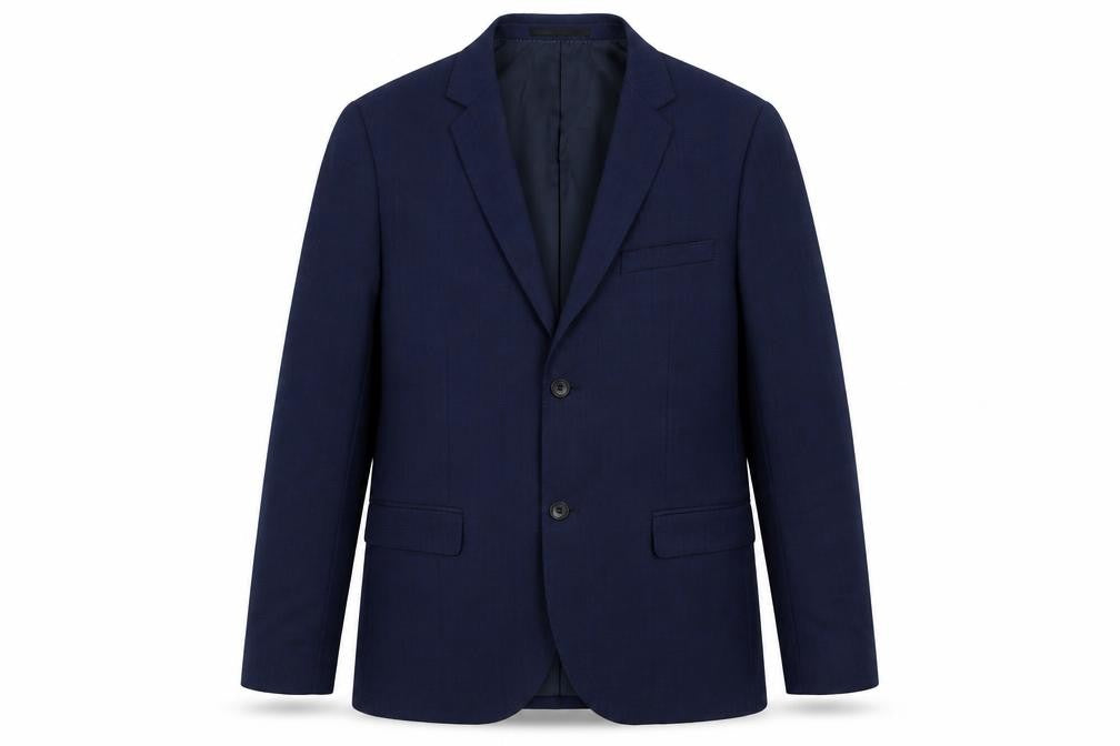 Topman Men's Blue Blazer, Size 40 Regular Fit