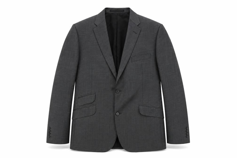 Jeff Banks Men's Grey Blazer, Size 42, Regular Fit