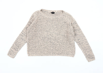 Forever 21 Women's Beige Knit Pullover Jumper, Size S